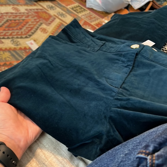 Chico’s size 1.5 (medium 10) blue velvet pants. - Picture 11 of 11